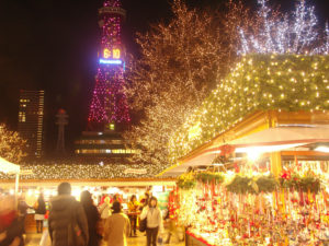 北海道札幌市の大通公園で「ミュンヘンクリスマス市」の写真